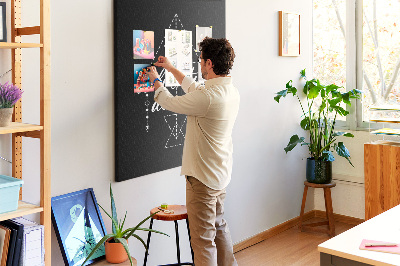 Fali parafa üzenőtábla Geometriai alakzatok minimalista stílusban