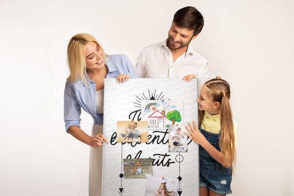 Fali parafa üzenőtábla Itt az ideje egy kalandnak egy inspiráló felirattal