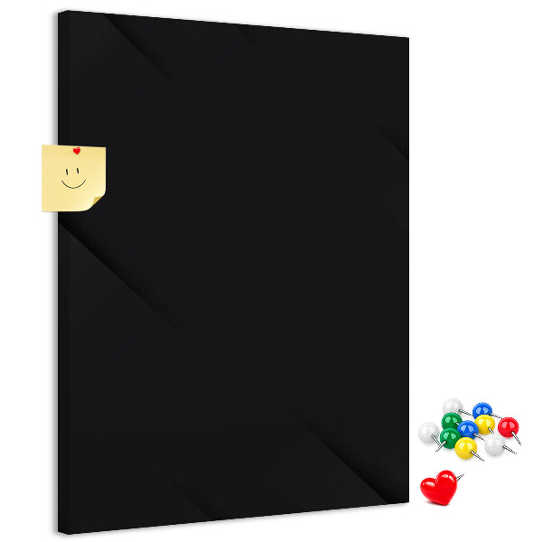 Parafa üzenőtábla Minimalista dizájnú fekete tábla