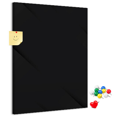 Parafa üzenőtábla Minimalista dizájnú fekete tábla