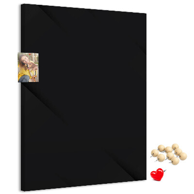 Parafa üzenőtábla Minimalista dizájnú fekete tábla