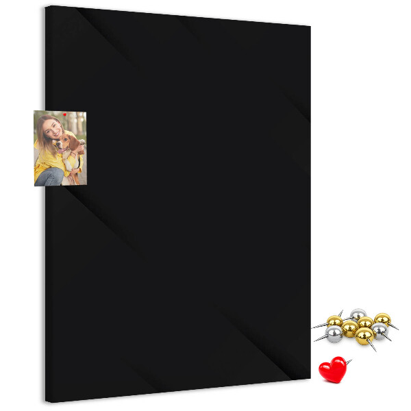 Parafa üzenőtábla Minimalista dizájnú fekete tábla