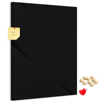 Parafa üzenőtábla Minimalista dizájnú fekete tábla