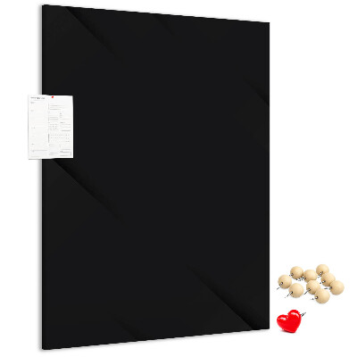 Parafa üzenőtábla Minimalista dizájnú fekete tábla
