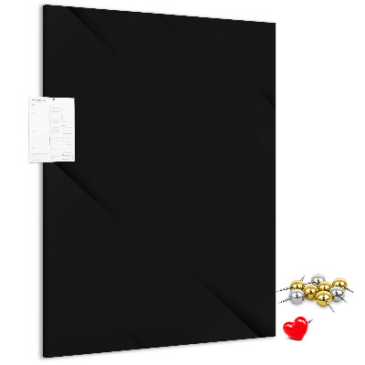 Parafa üzenőtábla Minimalista dizájnú fekete tábla
