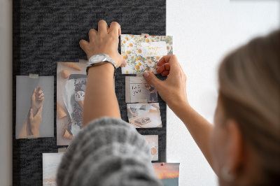 Parafa üzenőtábla Minimalista dizájnú fekete tábla