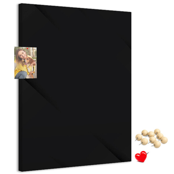 Parafa üzenőtábla Minimalista dizájnú fekete tábla