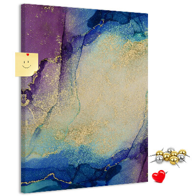 Parafa üzenőtábla Absztrakt minta kék árnyalatokban