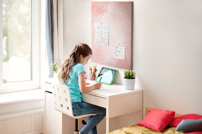 Parafa üzenőtábla Finom rózsaszín háttér arany díszítéssel