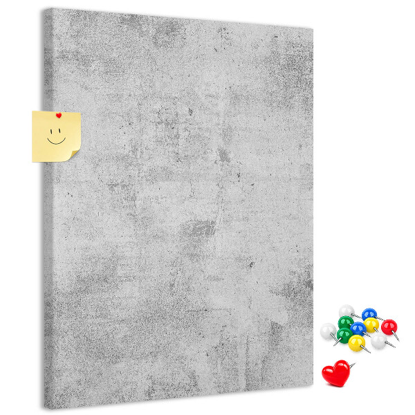 Parafa üzenőtábla Minimalista szürke beton textúrával