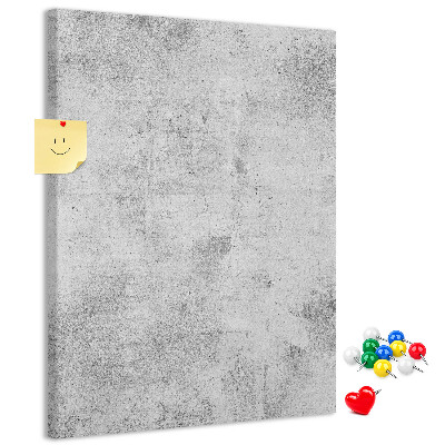 Parafa üzenőtábla Minimalista szürke beton textúrával