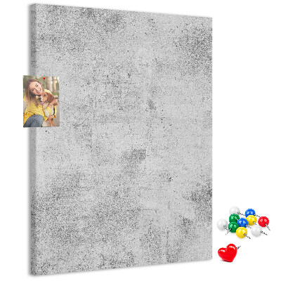 Parafa üzenőtábla Minimalista szürke beton textúrával