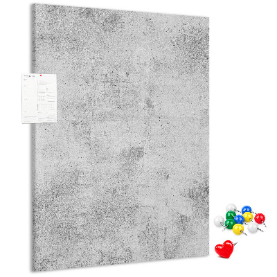 Parafa üzenőtábla Minimalista szürke beton textúrával