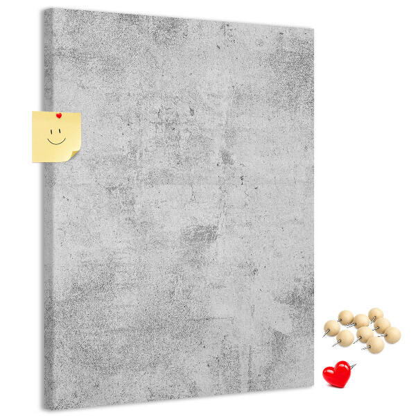 Parafa üzenőtábla Minimalista szürke beton textúrával