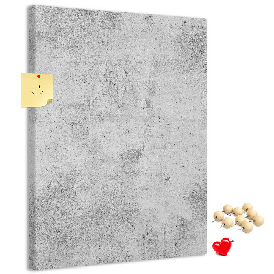Parafa üzenőtábla Minimalista szürke beton textúrával