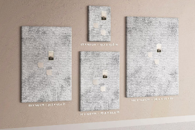 Parafa üzenőtábla Minimalista szürke beton textúrával