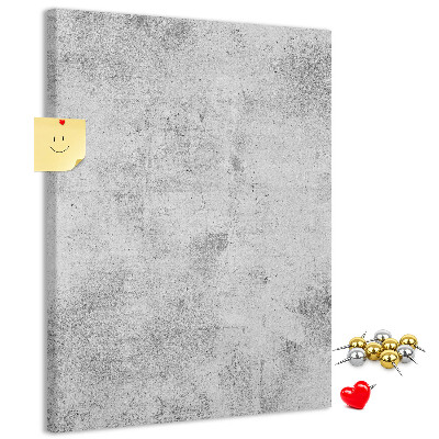 Parafa üzenőtábla Minimalista szürke beton textúrával