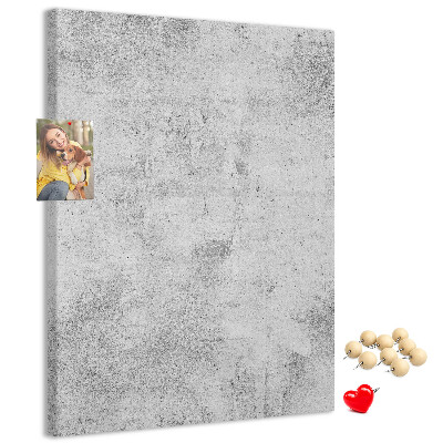 Parafa üzenőtábla Minimalista szürke beton textúrával