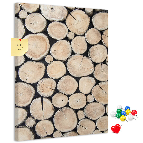 Nagyméretű parafatábla Természetes elrendezésű fa deszkák