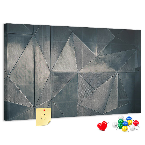 Nagy parafatábla Geometriai alakzatok szürke árnyalatokban