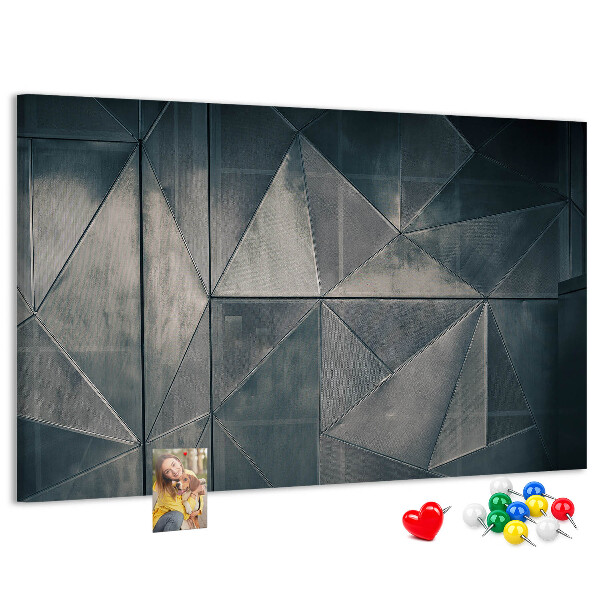 Nagy parafatábla Geometriai alakzatok szürke árnyalatokban