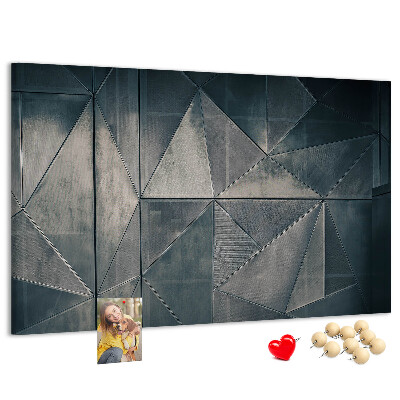 Nagy parafatábla Geometriai alakzatok szürke árnyalatokban