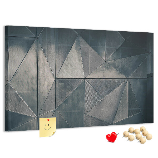 Nagy parafatábla Geometriai alakzatok szürke árnyalatokban