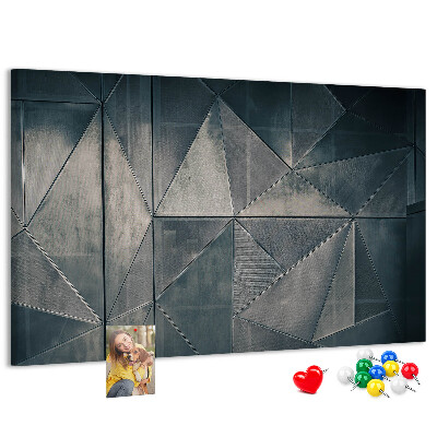 Nagy parafatábla Geometriai alakzatok szürke árnyalatokban
