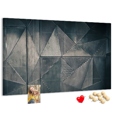 Nagy parafatábla Geometriai alakzatok szürke árnyalatokban