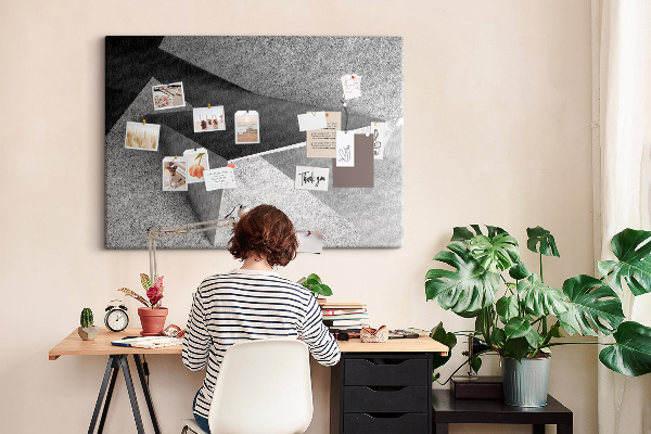 Parafatábla falra Geometriai alakzatok minimalista stílusban