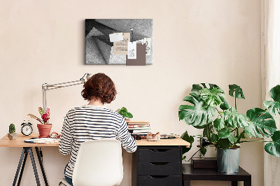 Parafatábla falra Geometriai alakzatok minimalista stílusban
