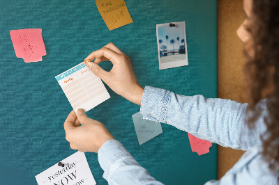 Nagy parafatábla Geometriai alakzatok kék árnyalatokban