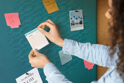 Nagy parafatábla Geometriai alakzatok kék árnyalatokban