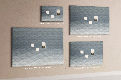 Parafatábla falra Geometriai szürkeárnyalatos háromszögek a háttérben