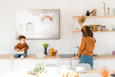 Színes parafatábla Egy finom mandala minta világos háttéren