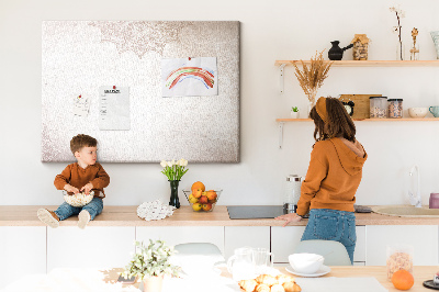 Színes parafatábla Egy finom mandala minta világos háttéren