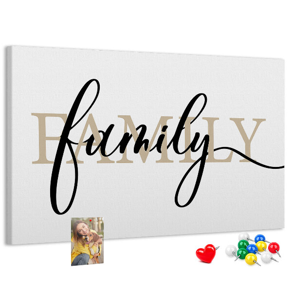 Színes parafatábla Stílusos