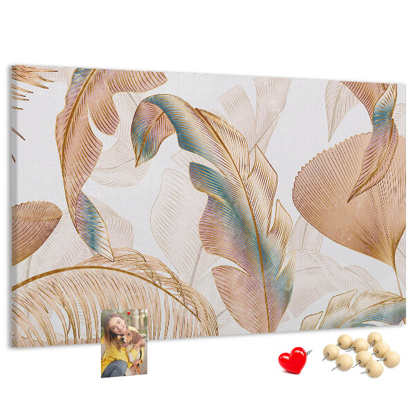 Nagy parafatábla Arany levelek világos háttér előtt