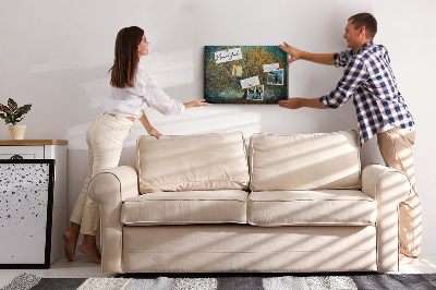 Színes parafatábla Aranyló őszi tölgy az ég ellen