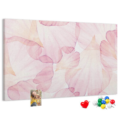 Nagy parafatábla Finom szirmok pasztell árnyalatokban