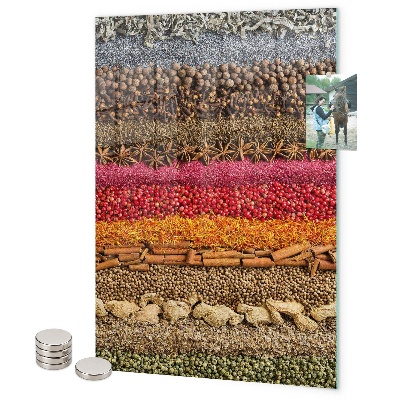 Mágneses falitábla Aromás fűszerek