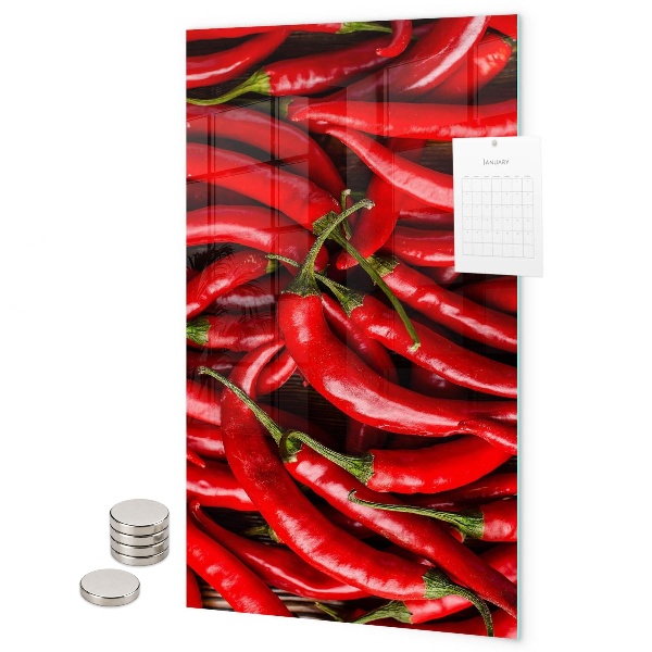 Mágnes tábla Csípős paprika