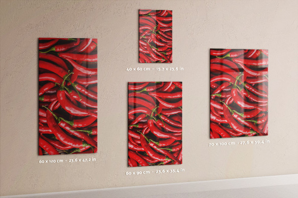 Mágnes tábla Csípős paprika