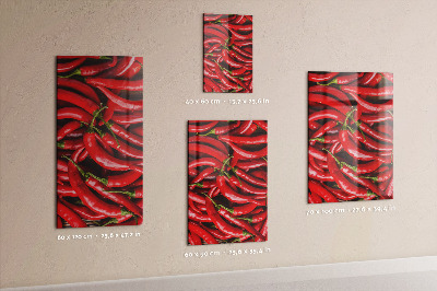 Mágnes tábla Csípős paprika