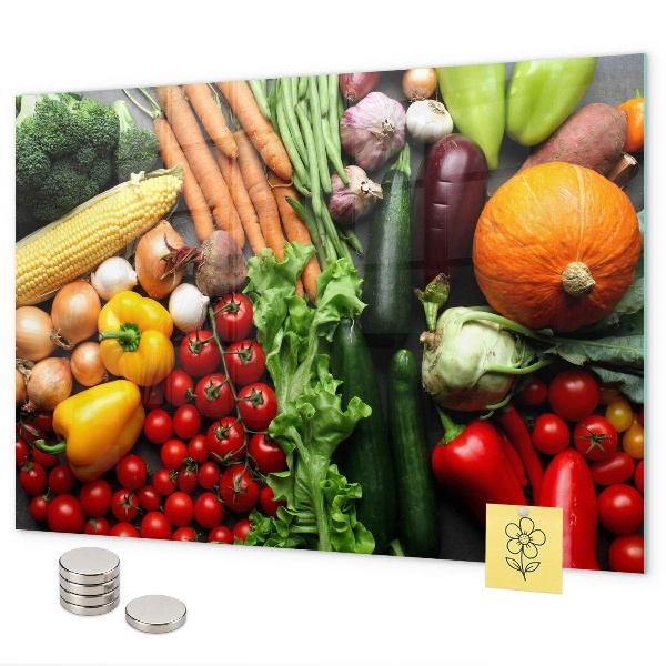 Mágneses tábla Friss zöldségek