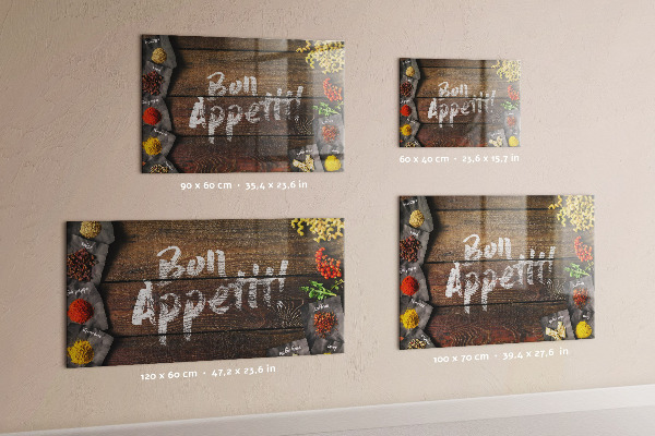 Mágnestábla Bon appetit felirat