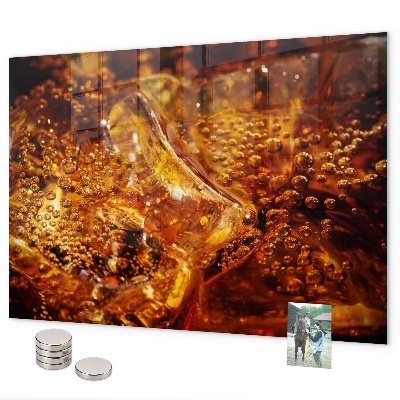 Mágnestábla Az ital közeli képe