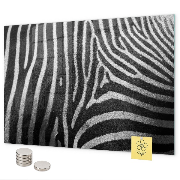 Mágneses tábla Zebra minta