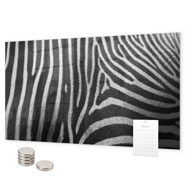 Mágneses tábla Zebra minta