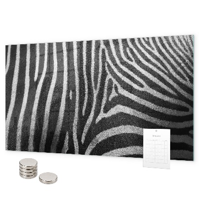 Mágneses tábla Zebra minta